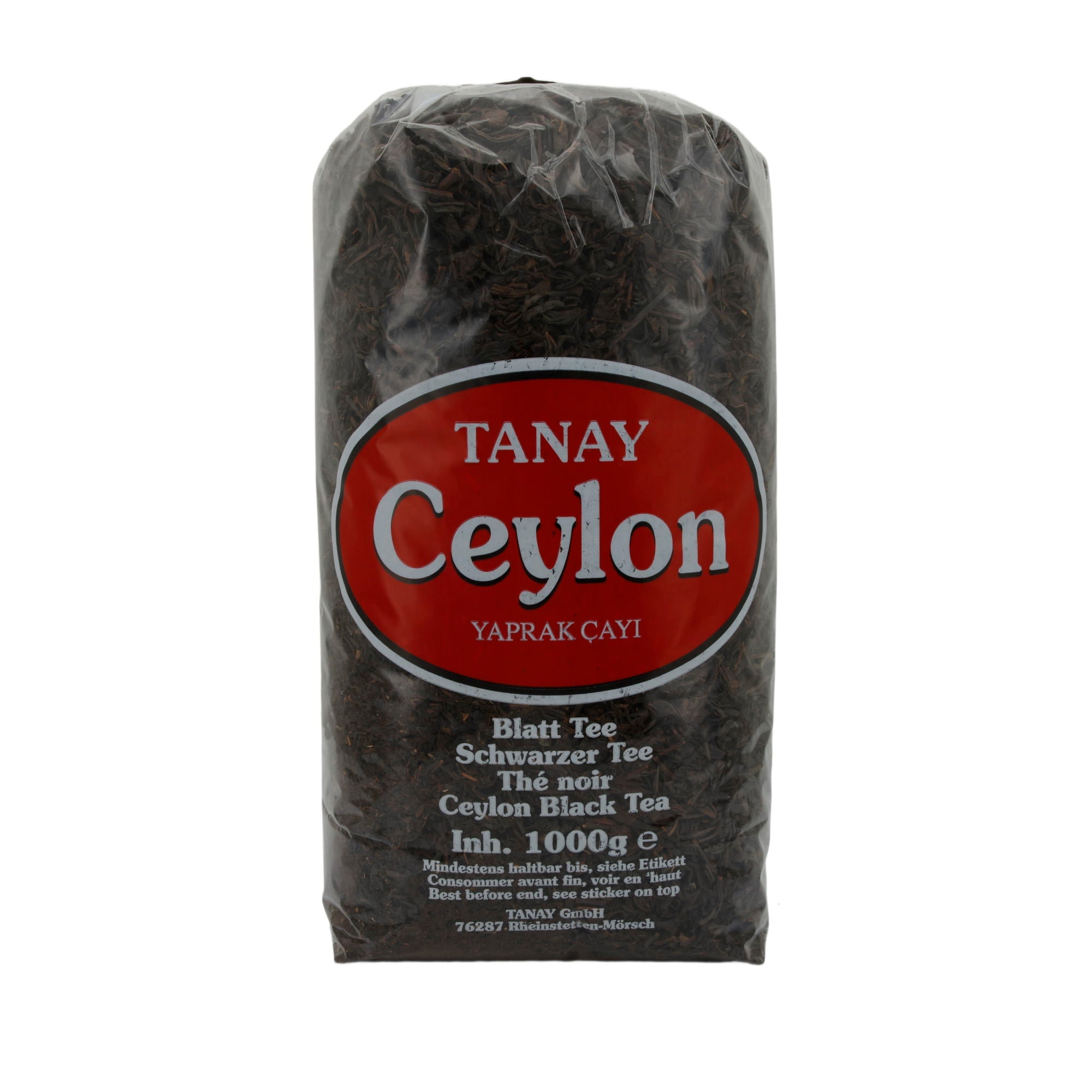 Blatttee Tanay | Ceylon Blatttee | Aromatisch, schwarzer Tee aus Sri Lanka | 1000 g TANAY